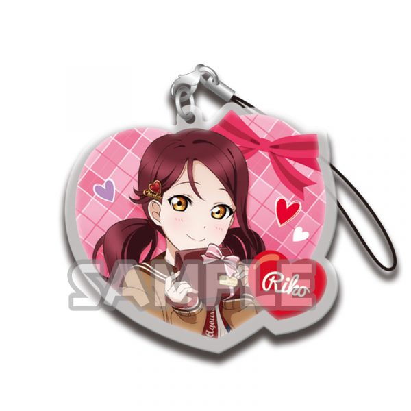 LoveLive: Sakurauchi Riko -akryylikännykkäkoru (Valentine)