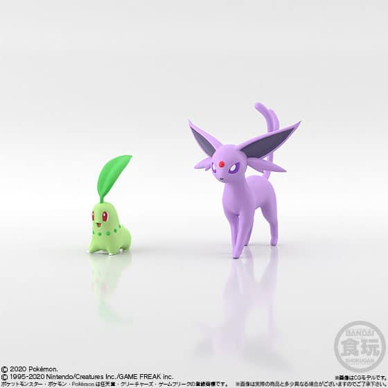 Pokemon: Scale World Johto: Chikorita & Espeon-figuuri